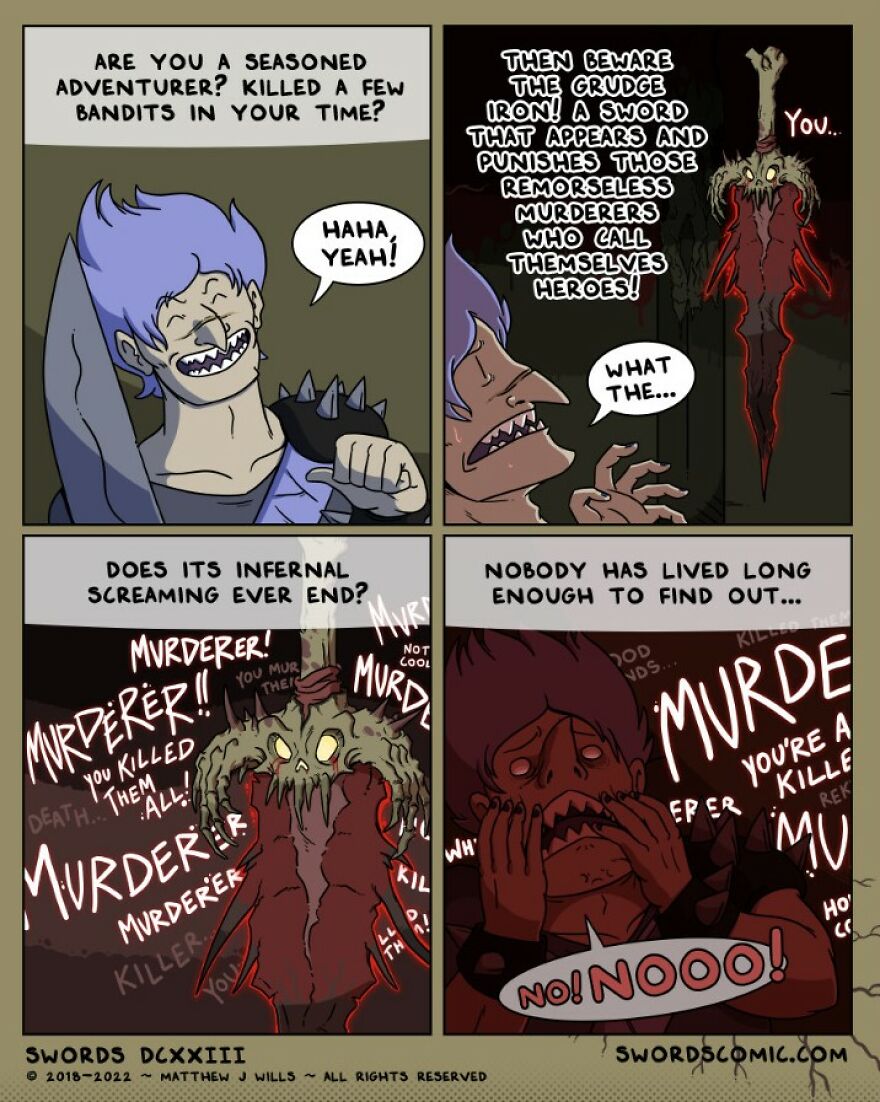 In 2023 My Webcomic All About Swords Turns 5 Years Old