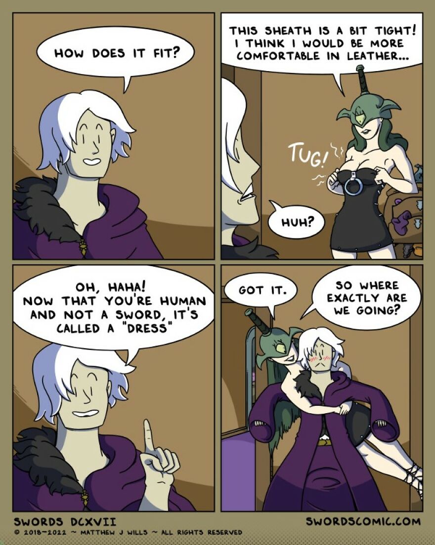 In 2023 My Webcomic All About Swords Turns 5 Years Old