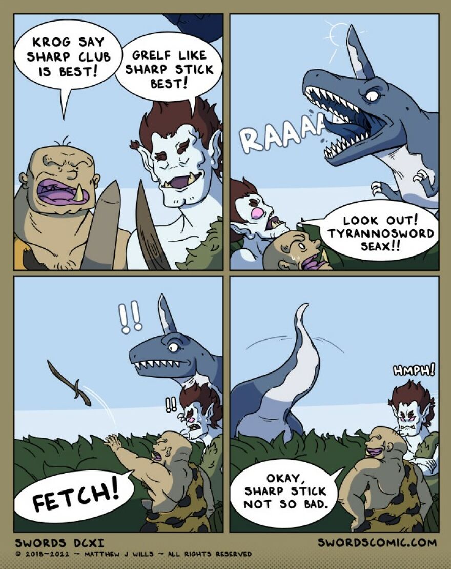 In 2023 My Webcomic All About Swords Turns 5 Years Old