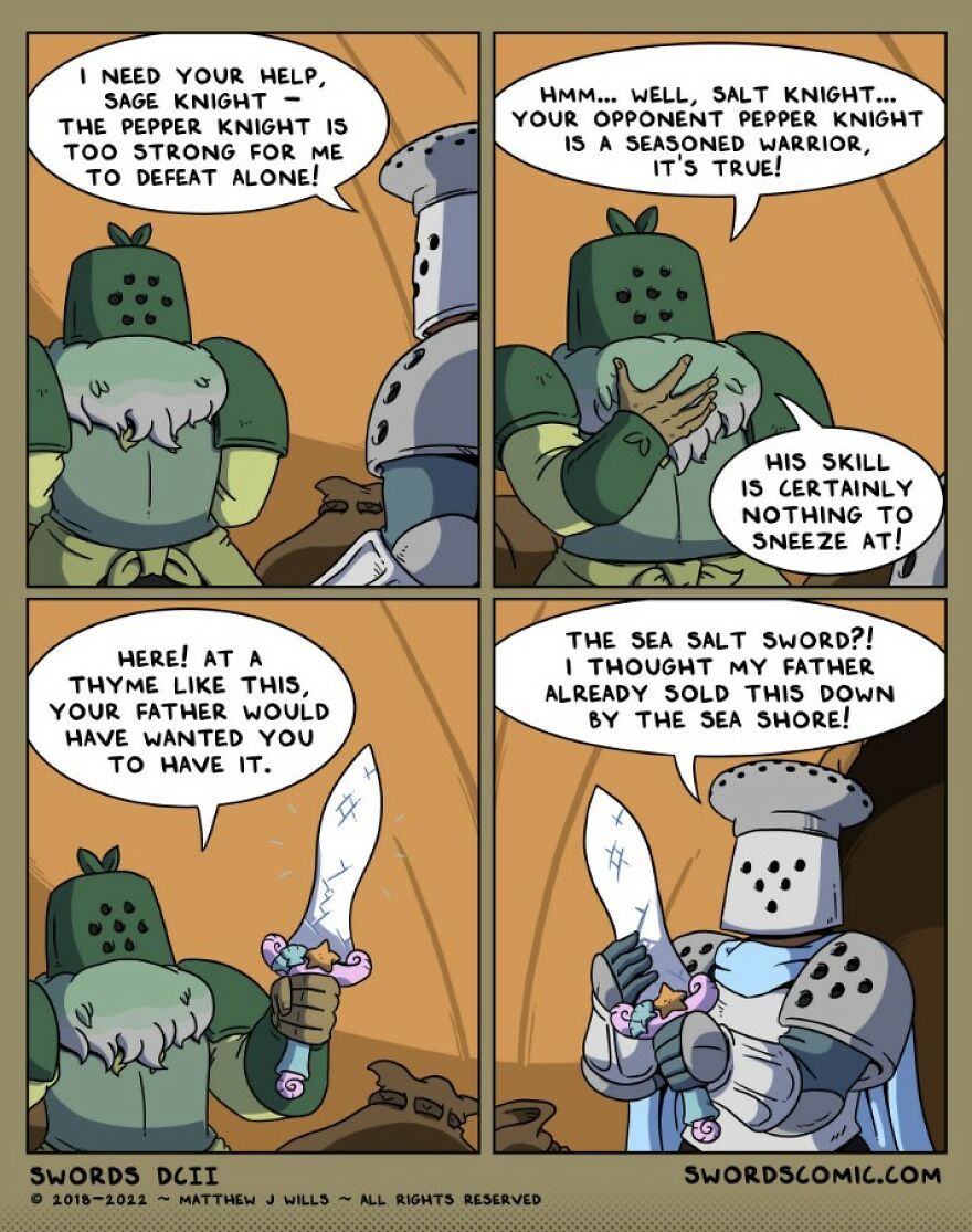 In 2023 My Webcomic All About Swords Turns 5 Years Old