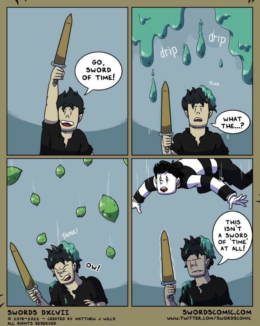 In 2023 My Webcomic All About Swords Turns 5 Years Old