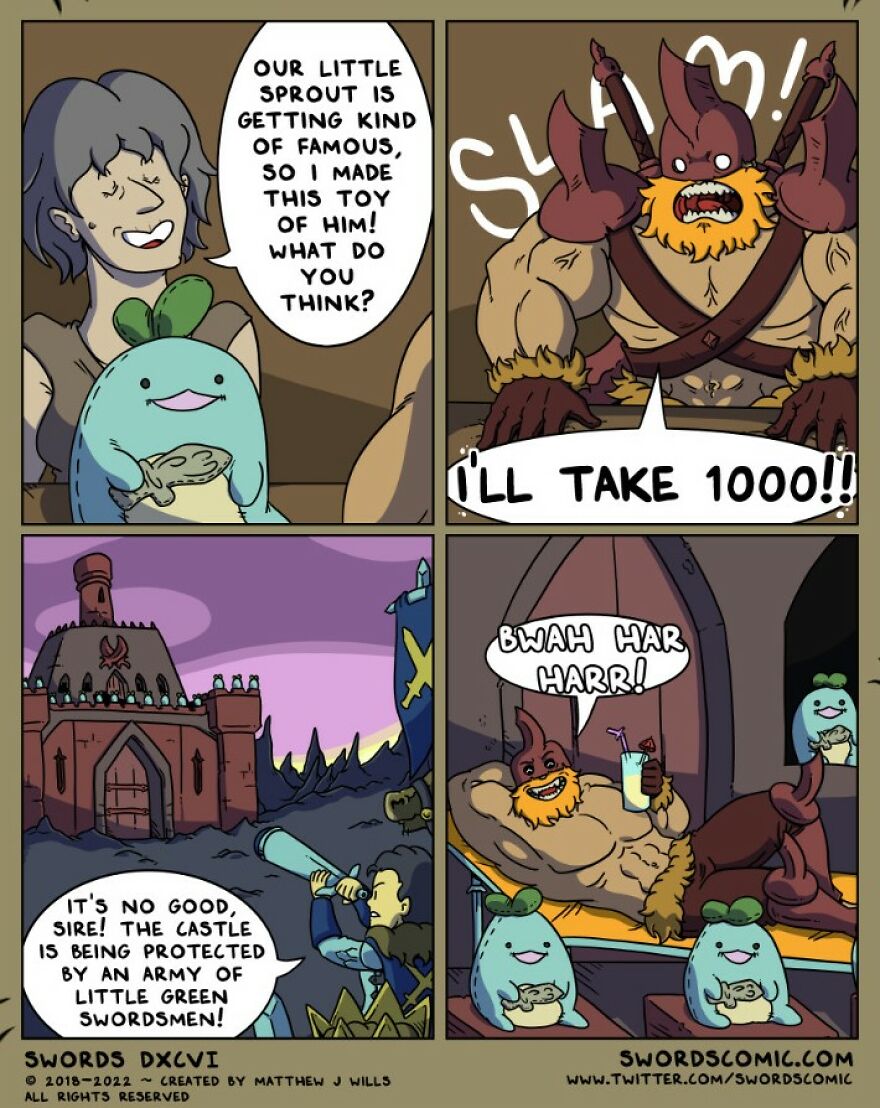 In 2023 My Webcomic All About Swords Turns 5 Years Old