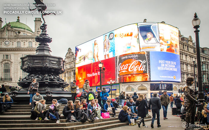 "How The World Would Look Without Billboards And Ads?": 8 Famous Locations Edited By &ldquo;Hello Fresh&rdquo;