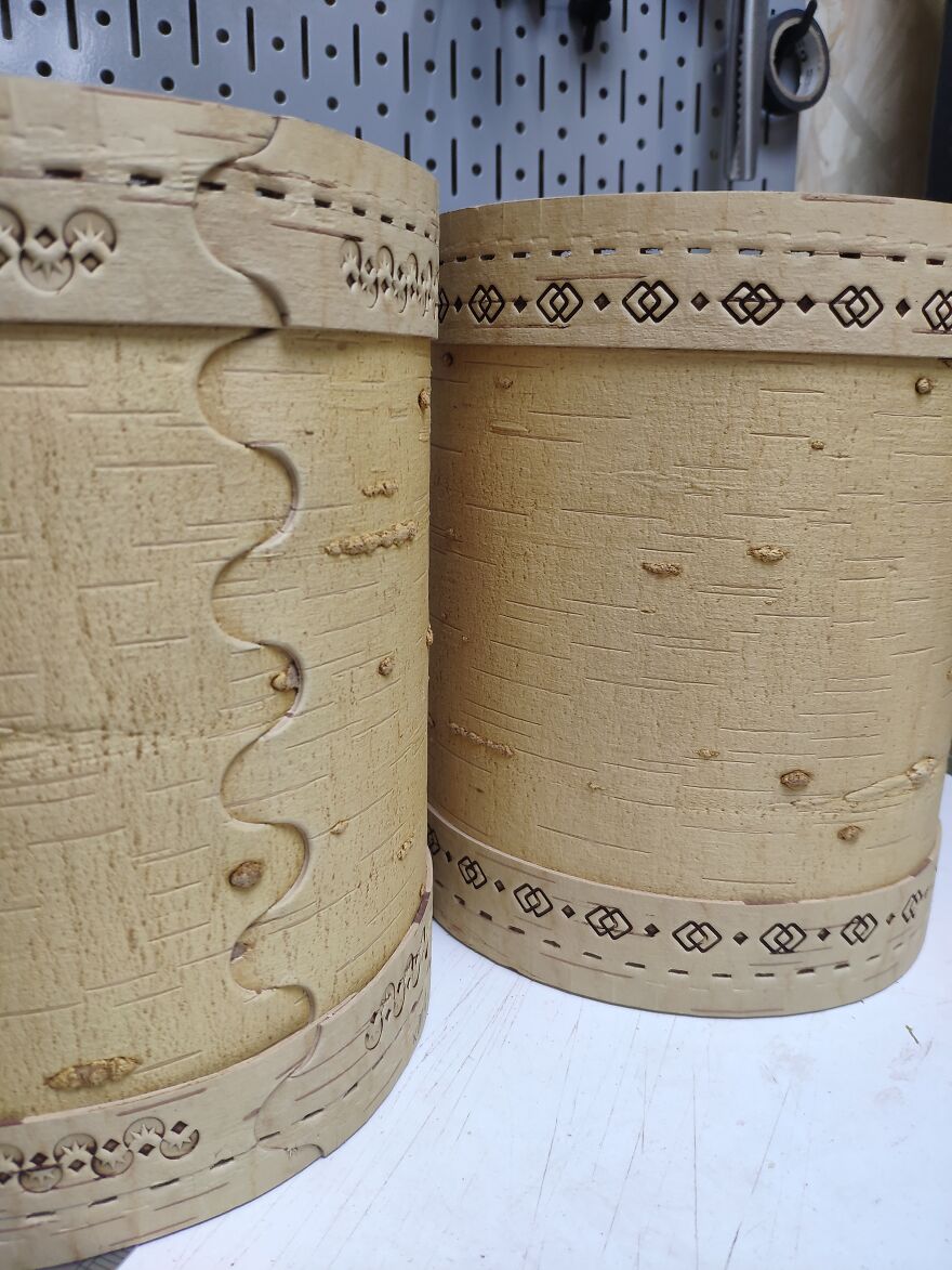 I Made Two Boxes Of Birch Bark