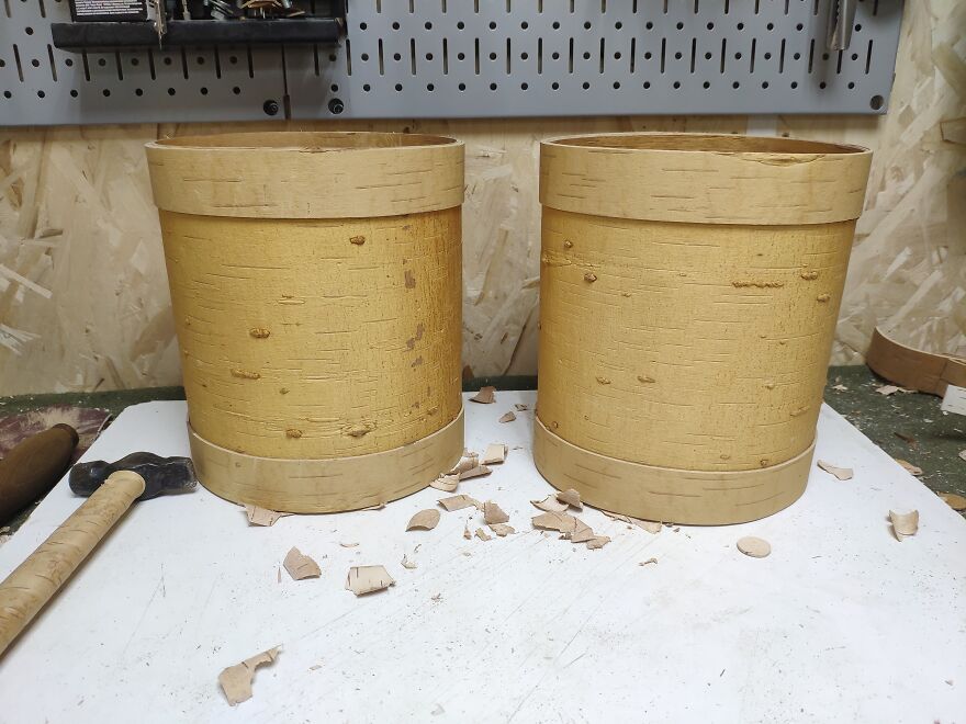 I Made Two Boxes Of Birch Bark