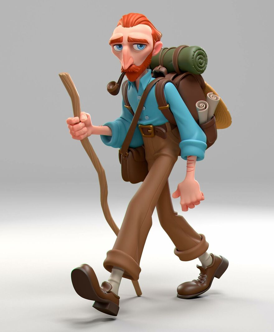 Van Gogh In Search Of A Quiet Place To Paint