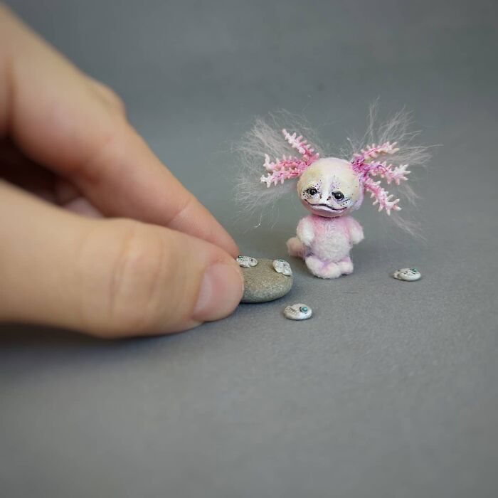 Miniature Animals - Crochet Toy. Dollhouse Miniatures, Pet For Doll, Blythe, Ob11 And Other By Yarkoe_prostoe (Koshcheeva Anna)