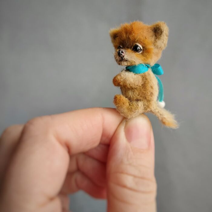 Miniature Animals - Crochet Toy. Dollhouse Miniatures, Pet For Doll, Blythe, Ob11 And Other By Yarkoe_prostoe (Koshcheeva Anna)