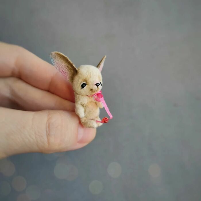 Miniature Animals - Crochet Toy. Dollhouse Miniatures, Pet For Doll, Blythe, Ob11 And Other By Yarkoe_prostoe (Koshcheeva Anna)