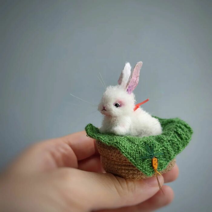 Miniature Animals - Crochet Toy. Dollhouse Miniatures, Pet For Doll, Blythe, Ob11 And Other By Yarkoe_prostoe (Koshcheeva Anna)