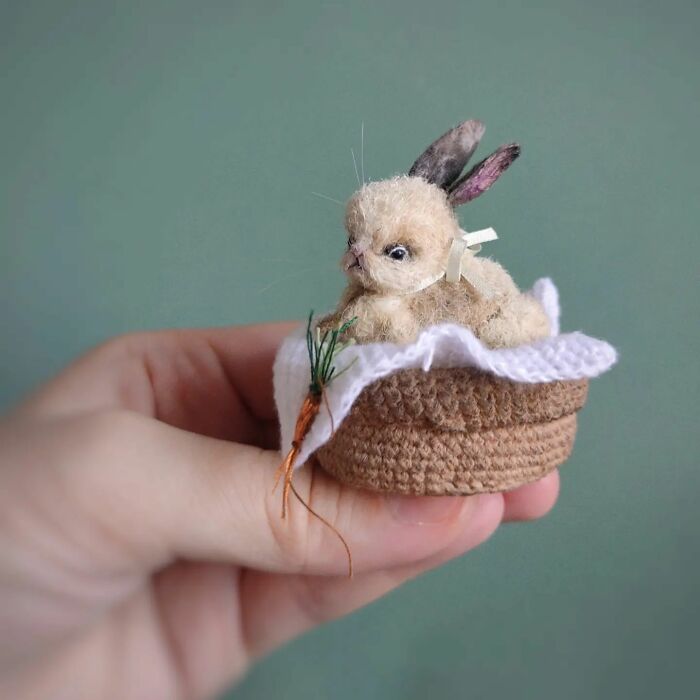 Miniature Animals - Crochet Toy. Dollhouse Miniatures, Pet For Doll, Blythe, Ob11 And Other By Yarkoe_prostoe (Koshcheeva Anna)