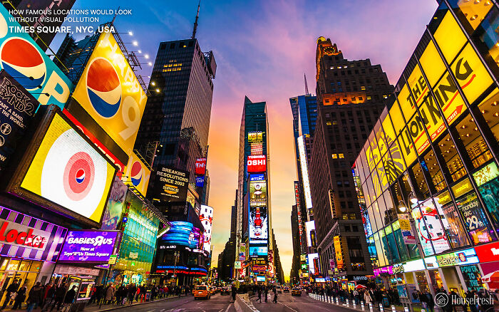 "How The World Would Look Without Billboards And Ads?": 8 Famous Locations Edited By &ldquo;Hello Fresh&rdquo;