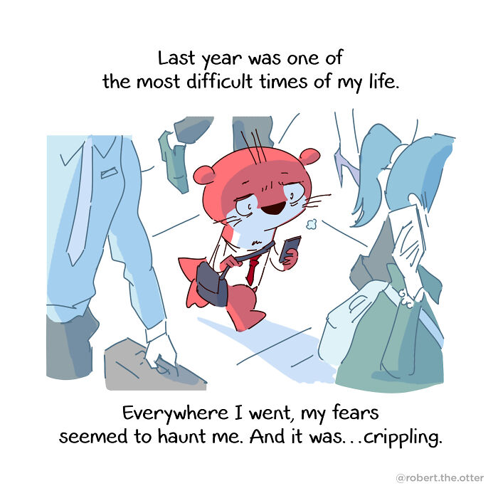 “I’m Doing My Best”: My Wholesome Comic About An Otter Who Overcame His Fears “I’m Doing My Best”: My Wholesome Comic About An Otter Who Overcame His Fears