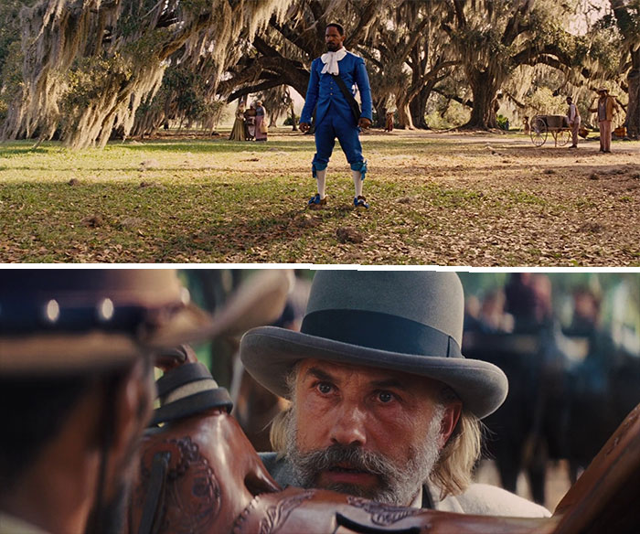 Django Unchained - Jamie Foxx And Christoph Waltz