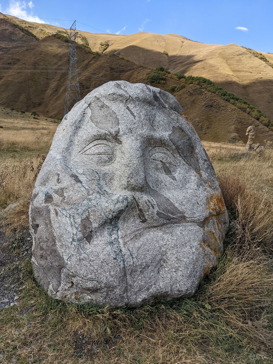 Gigantic Faces From Sno Valley Sculptures