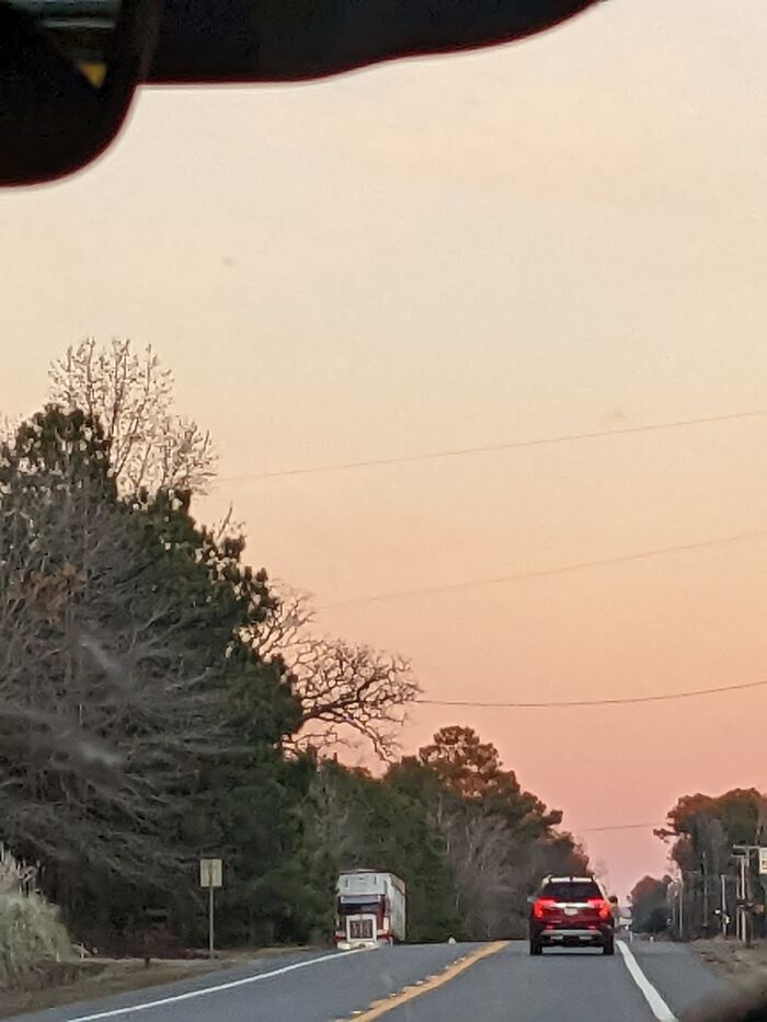 Sunset Driving To My Grandparents' House