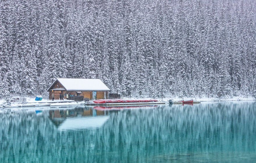 A photograph of wintery wonderland by Stanley Aryanto