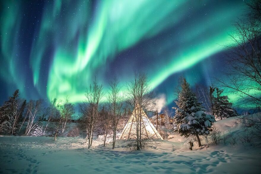 A photograph of wintery wonderland by Stanley Aryanto