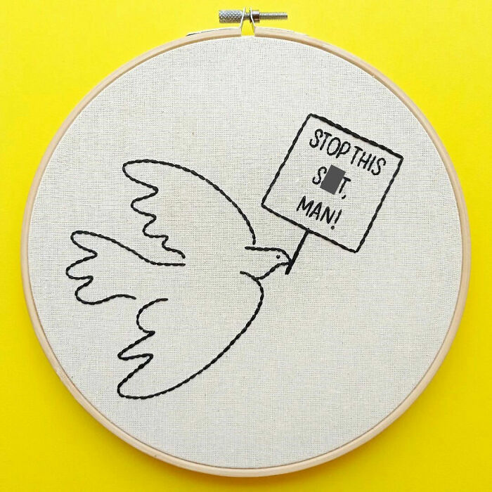 Here Are Unapologetic Embroideries With Funny And Honest Quotes (New Pics)