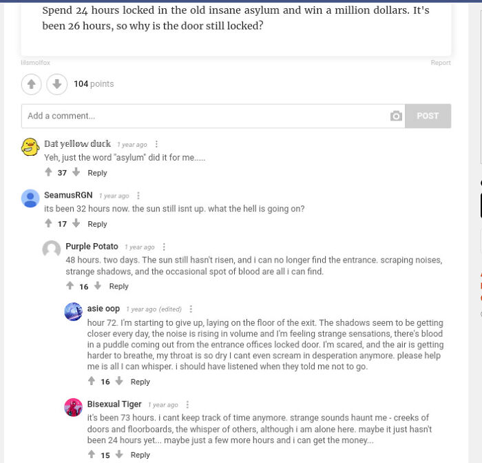 Story Chain! I Live For These 