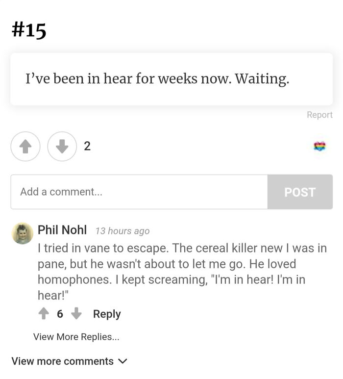 Only One Comment, But I Still Think It's Golden