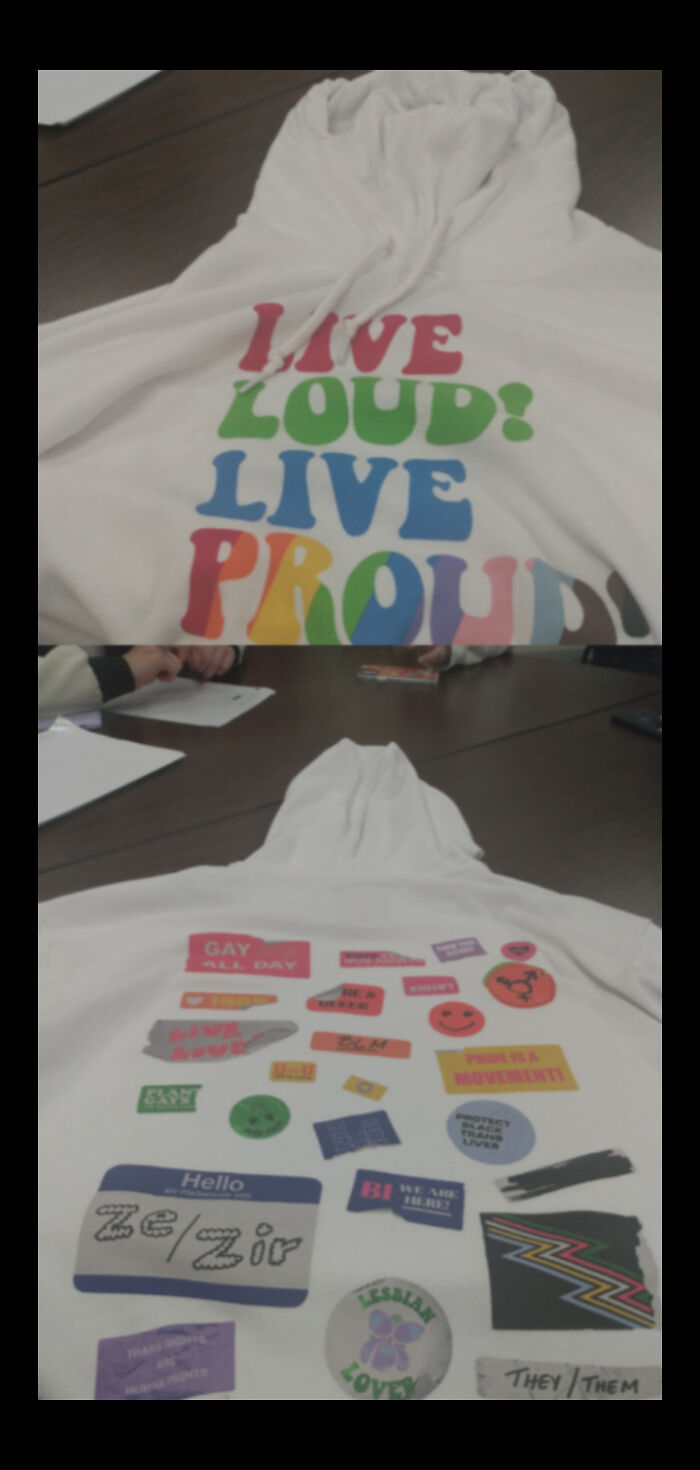 My First Ever Hoodie From A Popular/Expensive Brand Cuz Not A Whole Lot Of Money To Go That Far. Ngl I Love It Sm