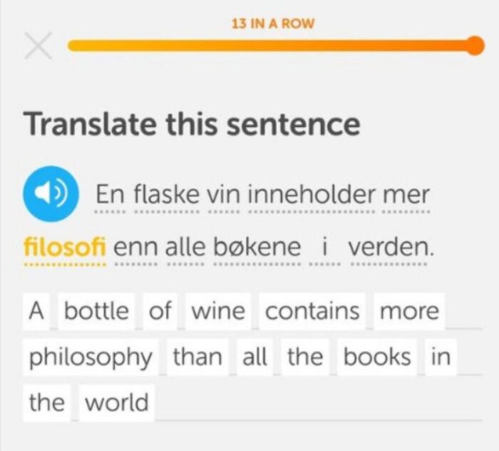 Amen, Duolingo, Amen
