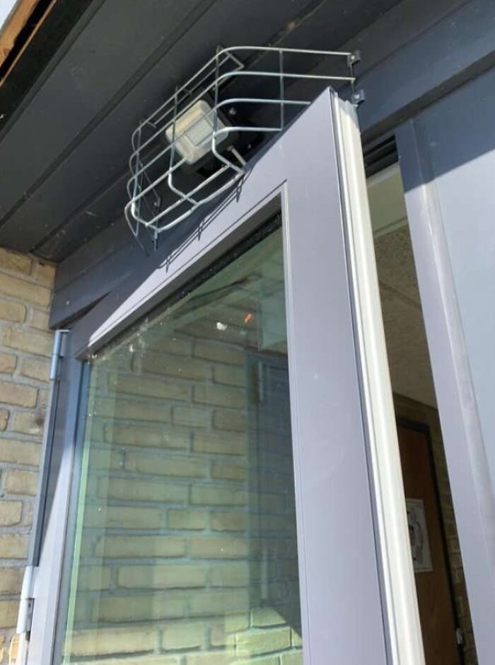 Safety Light. Well, At Least Burglars Can't Get In, Right?