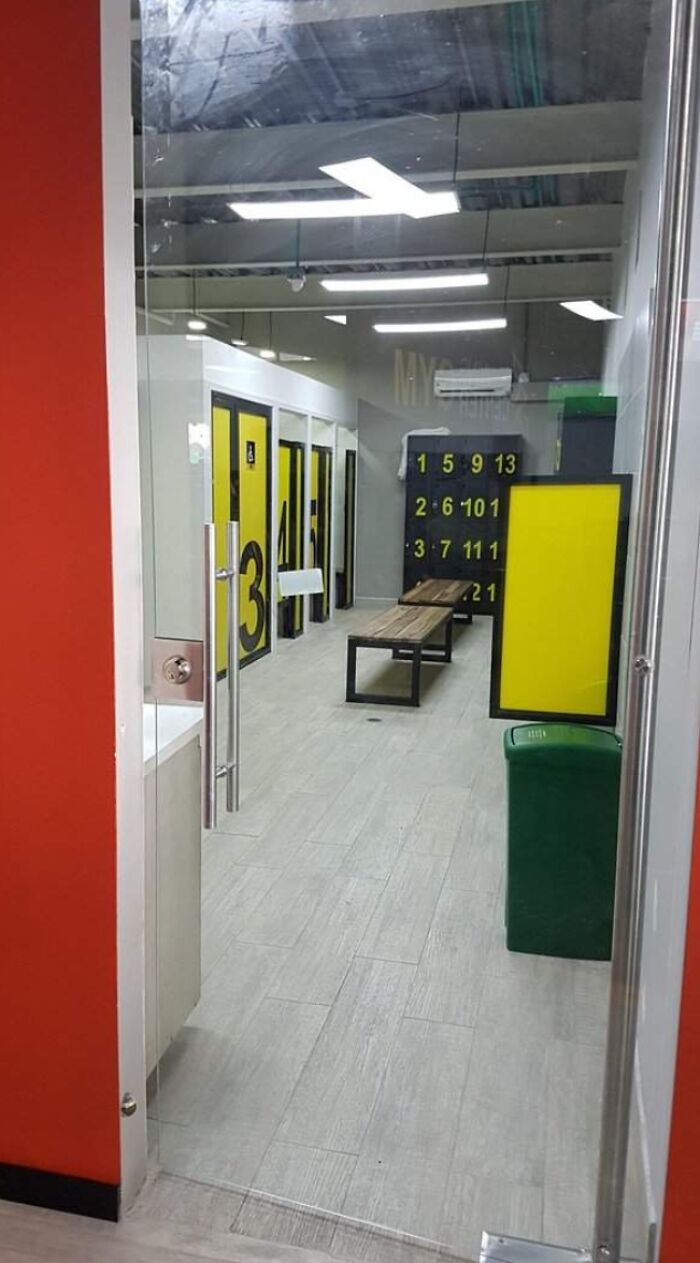 Let's Install A Glass Door, Because Then No One Will See Through It