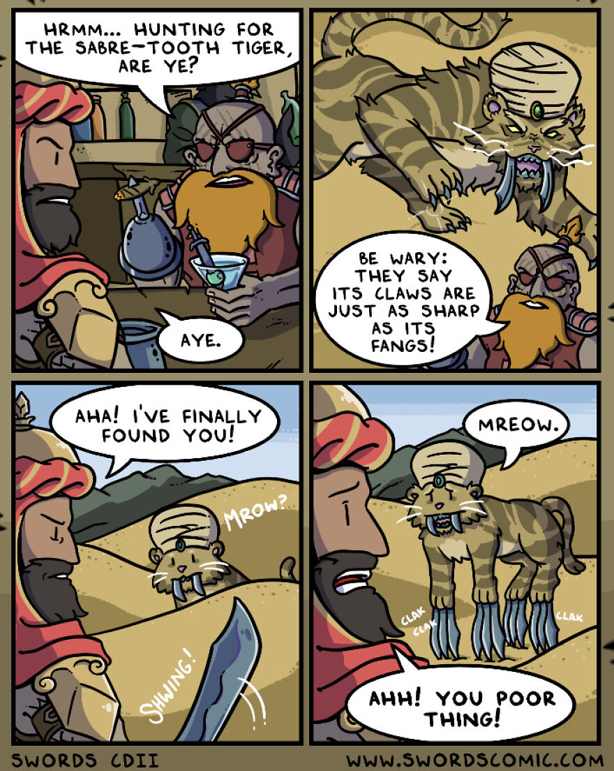 In 2023 My Webcomic All About Swords Turns 5 Years Old