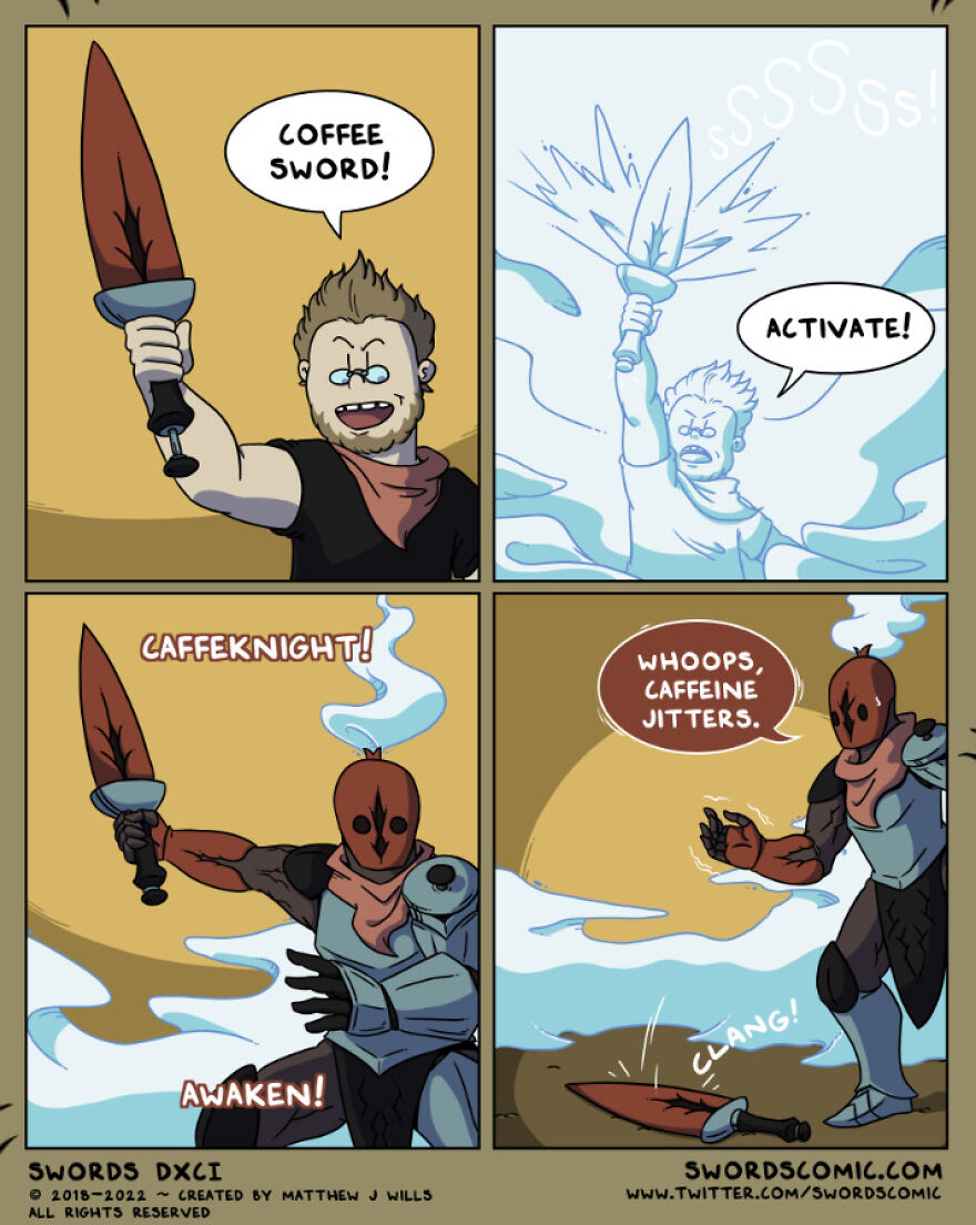 In 2023 My Webcomic All About Swords Turns 5 Years Old