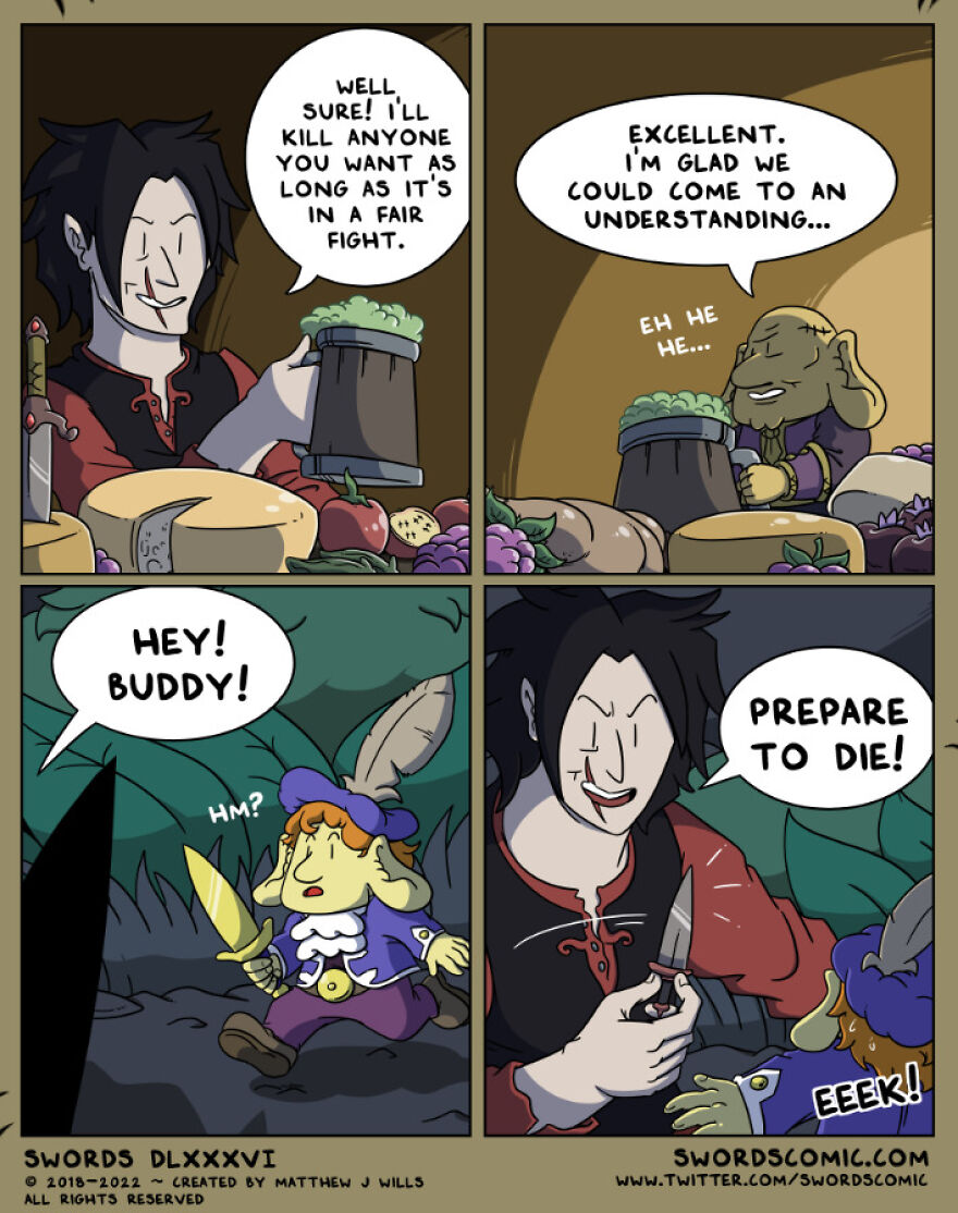 In 2023 My Webcomic All About Swords Turns 5 Years Old