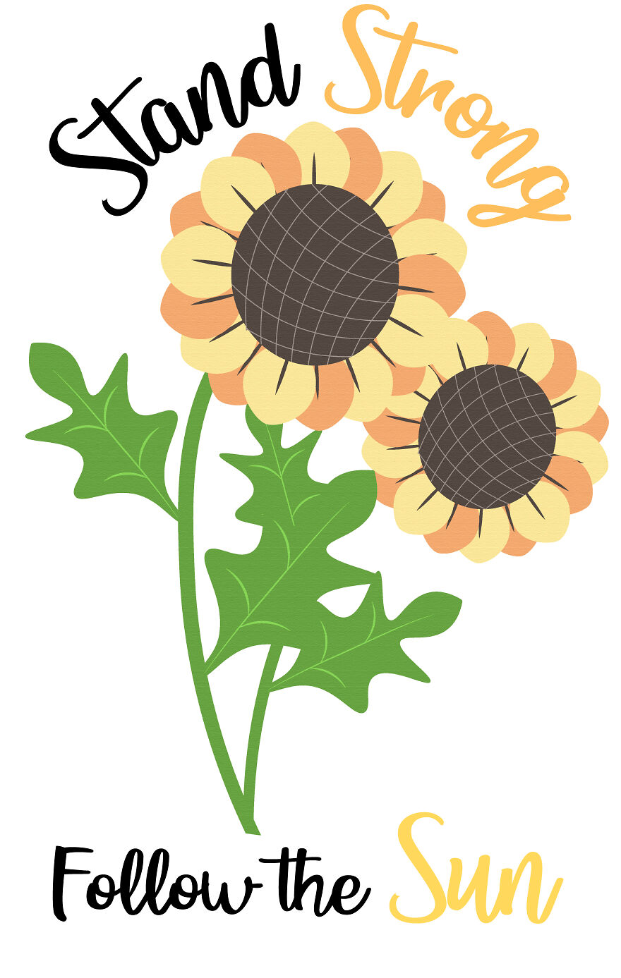 Sunflower Motivation Quote
