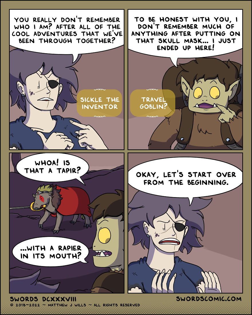 In 2023 My Webcomic All About Swords Turns 5 Years Old