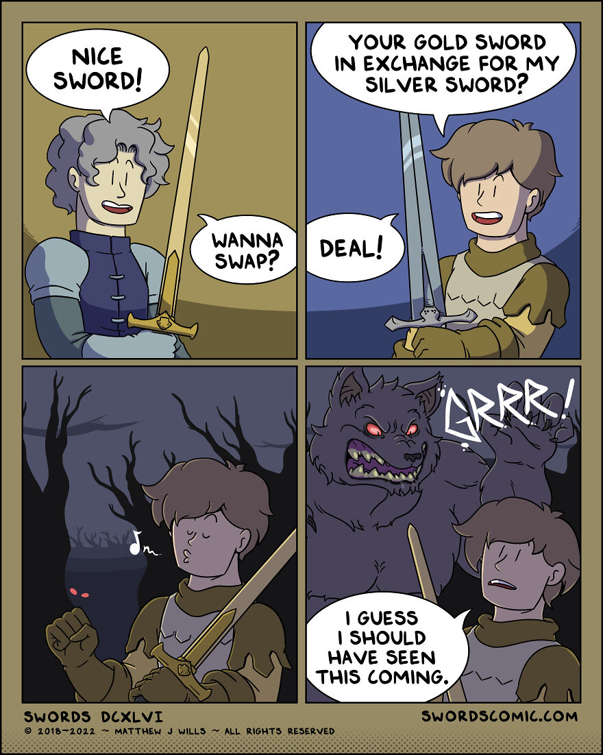 In 2023 My Webcomic All About Swords Turns 5 Years Old