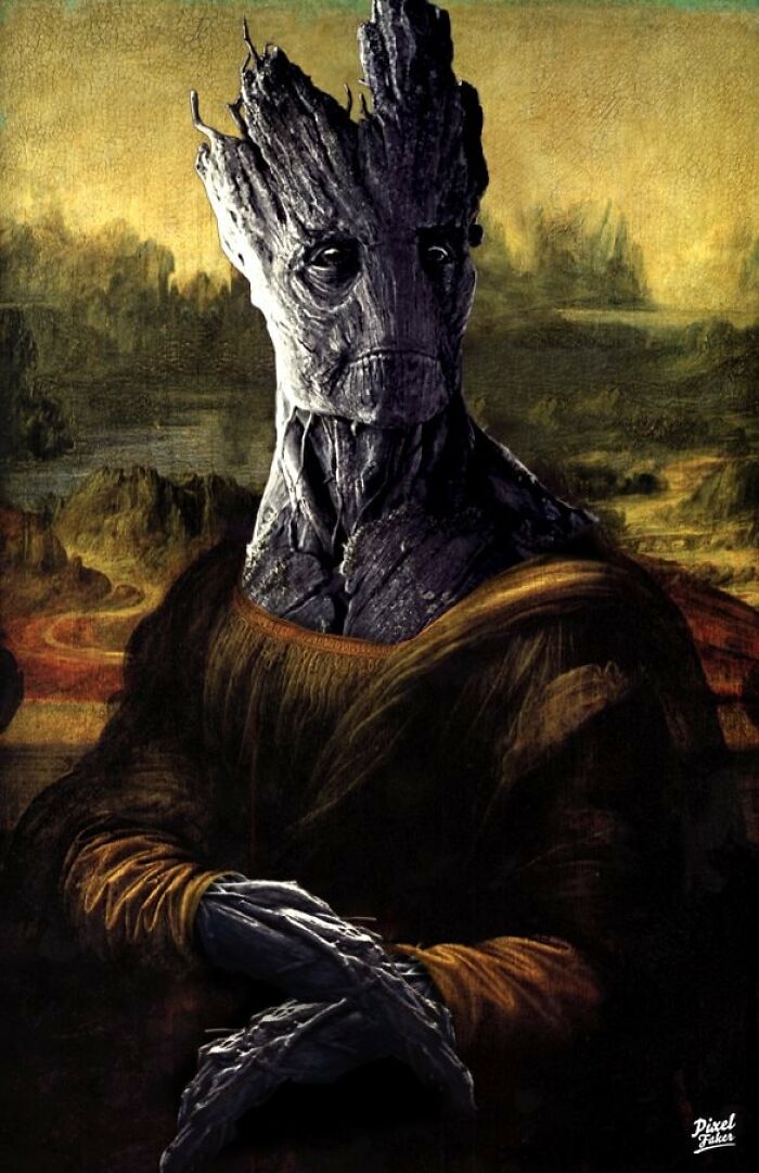 Groot vs. Mona Lisa