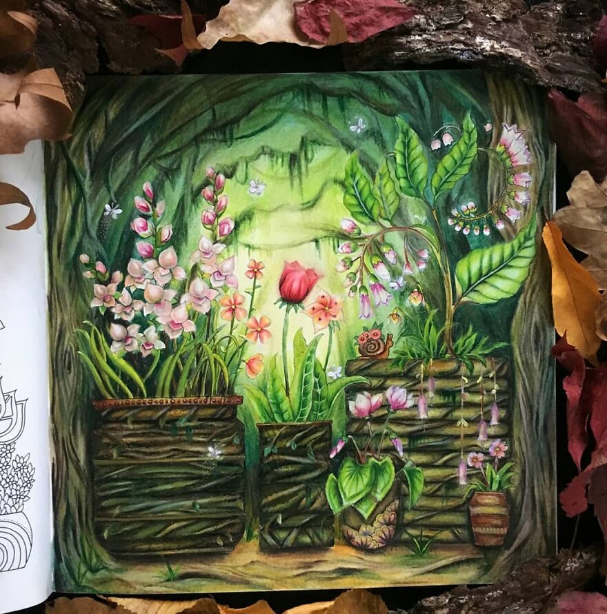 This Artist Patiently Paints Drawings, Turning Them Into Works Of Art