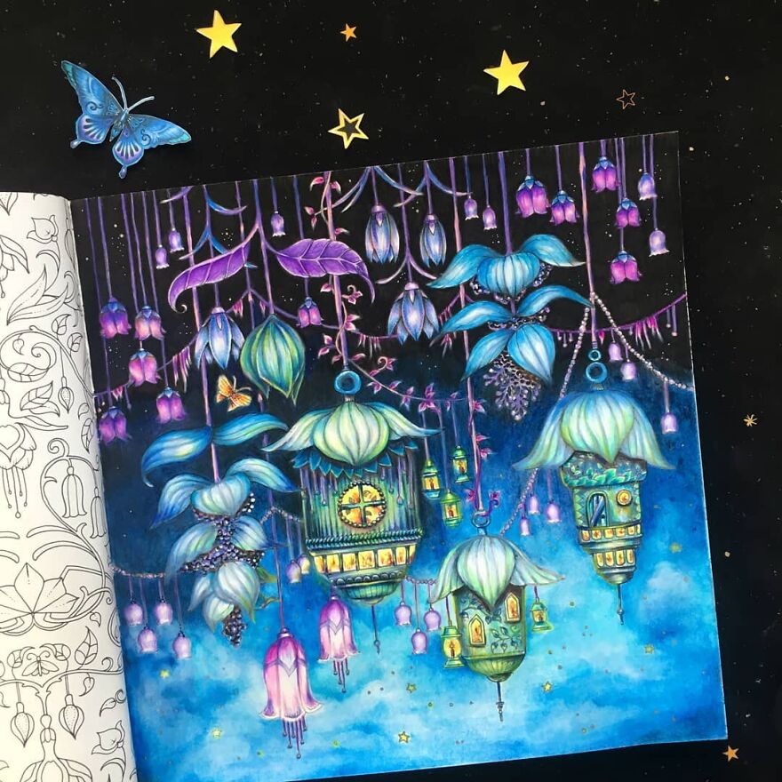 This Artist Patiently Paints Drawings, Turning Them Into Works Of Art