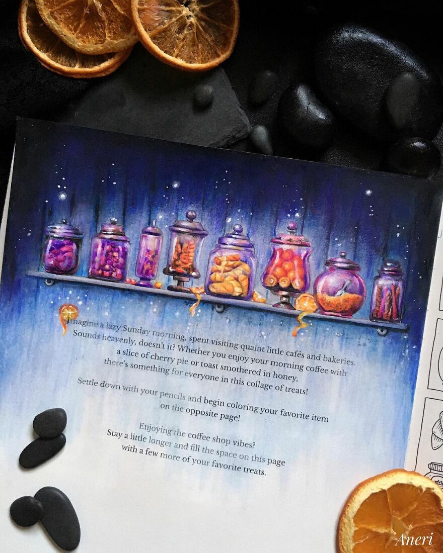 This Artist Patiently Paints Drawings, Turning Them Into Works Of Art