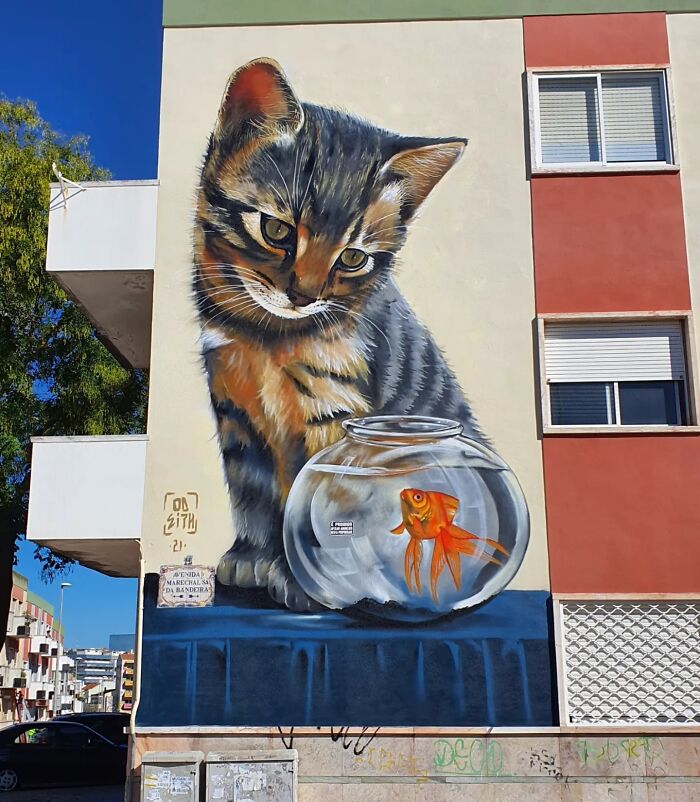 This Street Artist Continues To Create 3D Graffiti That Blurs The Line Between Art And Reality (35 New Pics)