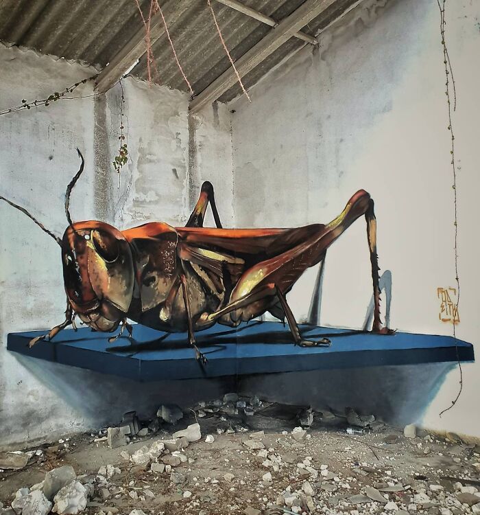 This Street Artist Continues To Create 3D Graffiti That Blurs The Line Between Art And Reality (35 New Pics)