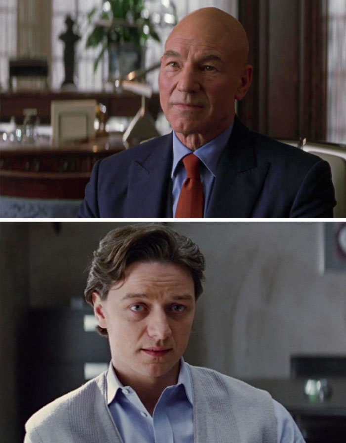 Patrick Stewart, James Mcavoy — Professor X (Charles Xavier)