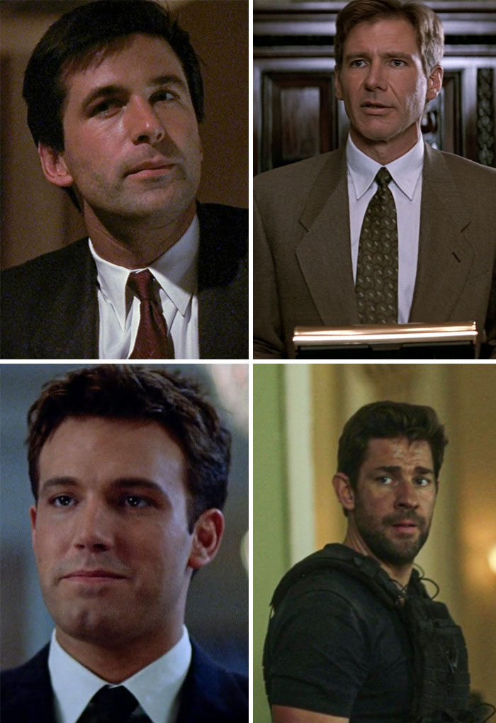 Alec Baldwin, Harrison Ford, Ben Affleck, John Krasinski — Jack Ryan