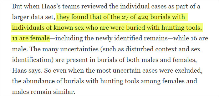Woman Questions The Gender Norms We've Been Following Forever After Finding Out 30-50% Of Ancient Hunters Were Women, Goes Viral