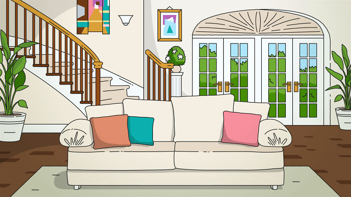 From Friends To Addams Family: 7 TV Living Rooms Reimagined In The Iconic Simpsons Style