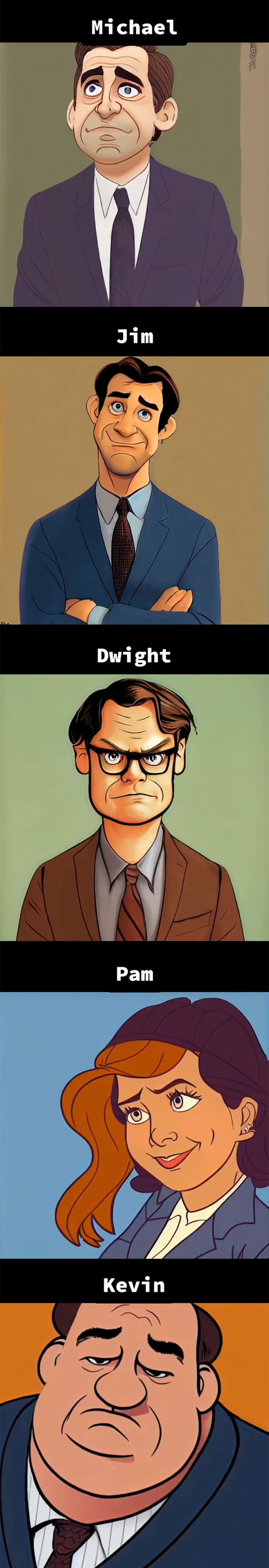 Asking AI To Show "The Office" As Disney Cartoons