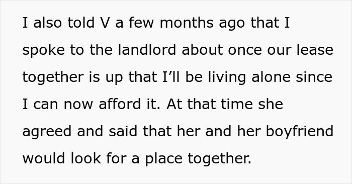 24 Y.O. Woman Refuses To Move Out Of Her Shared Apartment After Her Roommate Gets Engaged, Roommate Gets Livid 24 Y.O. Woman Refuses To Move Out Of Her Shared Apartment After Her Roommate Gets Engaged, Roommate Gets Livid