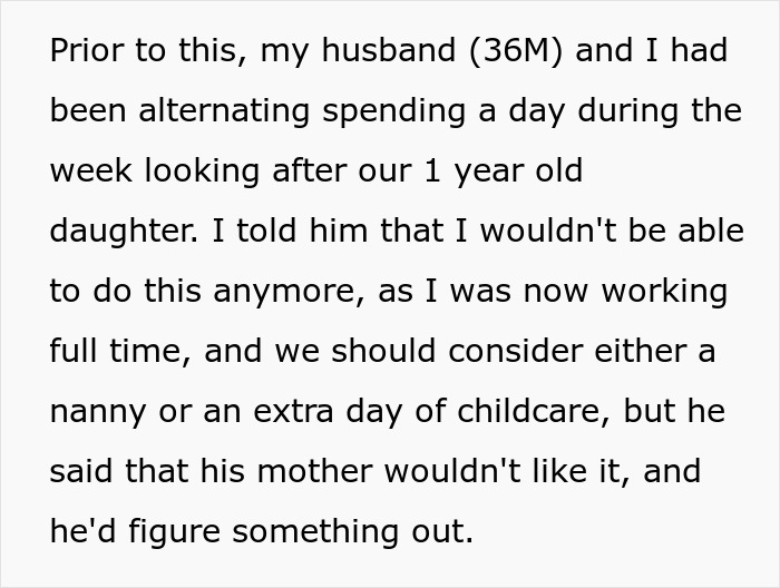 Man Refuses To Hire A Nanny Because His Mom &ldquo;Wouldn&rsquo;t Like It&rdquo;, Jeopardizes Wife&rsquo;s Career Instead
