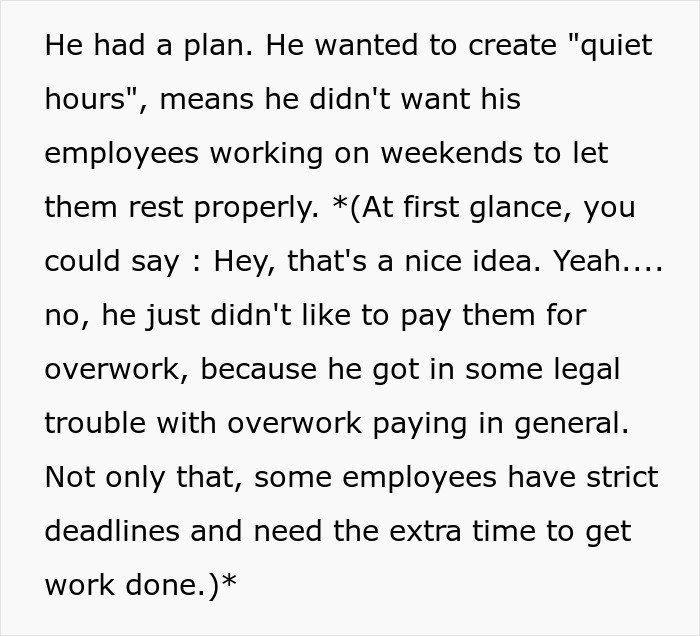 Boss Cuts Email Access For All Employees So He Doesn't Have To Pay Overtime, Regrets It When IT Worker Does Exactly That Boss Cuts Email Access For All Employees So He Doesn't Have To Pay Overtime, Regrets It When IT Worker Does Exactly That