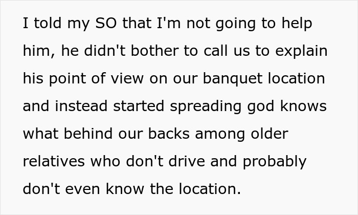 ‘Guestzilla’ Blasts Newlyweds For Choosing ‘Wrong’ Place For Wedding, Then Asks Groom For Help As If Nothing Had Happened ‘Guestzilla’ Blasts Newlyweds For Choosing ‘Wrong’ Place For Wedding, Then Asks Groom For Help As If Nothing Had Happened